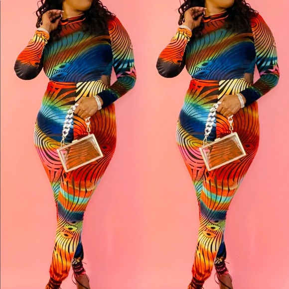 NEW FALL MULTI COLOR LONG SLEEVE SIDE CUT OUT VELVET VELOUR CATSUIT - Picture 4 of 6